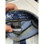 Mossimo Womens Shorts Size 0 25 High Rise Blue Denim Jean Cuffed Blue Photo 4