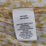 Derek Heart  Yellow Floral Mini Dress with Cutout Size Large Floral Boho Dress Photo 6