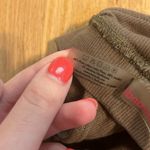 Commando  Taupe Brown Ribbed Bralette Sz L Photo 5