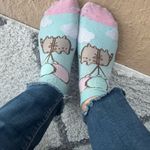 Cute Pusheen Cat Balloon ankle Socks Blue Photo 3