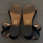 Madewell  The Lina Platform Sandal in True Black Suede Womens Size 10.5 Photo 11