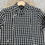 Lauren Ralph Lauren Women’s Lambswool Houndstooth Jacket Longsleeve Classic M Black Size M Photo 2