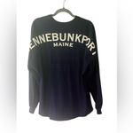 Kennebunkport Maine Unisex SPIRIT Jersey NAVY BLUE Anchor MED LS Drwstrg Neck EC Photo 1