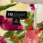 I.N. Studio Pink, Red, Green, Yellow, Cream Floral Sleeveless Mini Dress Size 4P Pink Photo 10