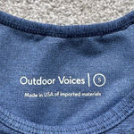 Outdoor Voices Womens Athena Tank Top Blue Size Small Photo 2