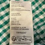 Free People  Bohemian Embroidered Gingham Seersucker Cass Maxi Dress Green Medium Photo 12