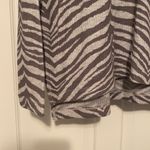 Aerie NWOT oversized zebra print waffle knit thermal top, size medium Photo 1