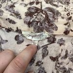 Mystree Floral Tan Blouse Size Medium Photo 2