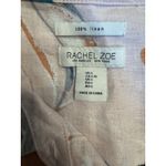 Rachel Zoe Linen Floral Print Button Down Shirt Dress, Size L Photo 2