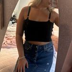 Akira MOVING SALE - black knit crop tank top Photo 5