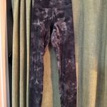 Lululemon Athletica Black Tie-Dye Leggings Photo 0