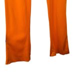 Versace  Cady Bright Orange Pants IT/EU 42 Viscose Satin Bootcut Shiny US 6 Med M Photo 3