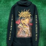 Cattle Decapitation Death Atlas Death Metal Band Zip-Up Hoodie Size Extra Large Photo 0