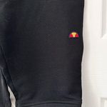 Ellesse Vintage Made Italy Black Suspenders Snow Winter Ski Overalls Bib US 10 Photo 2