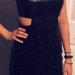Black Sequin Dress Size 6 Photo 1