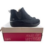 Ryka Womens Niah Black Faux Suede Ankle Slip On Comfort Sneaker Boots 6.5W NIB Photo 0