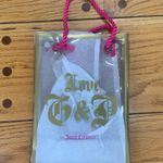 Juicy Couture Gela and Pam PVC Vinyl Clear Tote Gift Bag Photo 0