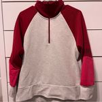 Nike  Grey Pink & Red Quarterzip Photo 1