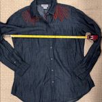 Anthropologie Ariat® Ladies Parker Long Sleeve Denim
Blue Button Up Shirt 10037240 S/Pb Photo 6