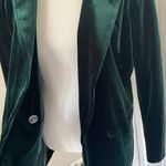Inc international Stunning  Concepts Velour Green Button Jacket Blazer Photo 3