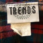 Vintage Trends Ruffled Collar Plaid Flannel Top L Size L Photo 7