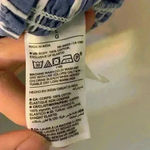 Old Navy NWT blue and white strip  sleeveless sz L smocked office career casual Photo 6