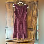 Tory Burch | Burgundy Tweed Midi Dress | 0 Photo 4