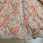 Bar III  orange and cream lace dress xs Photo 4