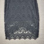 Intimately Free People Lace Slip Dress Womens Medium Black Sexy Sheer Bodycon Photo 8