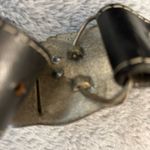 Boutique Rare Authentic leather heavy metal buckle western belt Photo 4