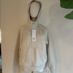 CRZ Yoga  Half Zip Hoodie Sweatshirt, Milky White, Size Small, NWT Photo 2