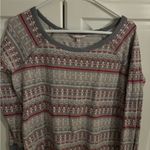 Victoria's Secret PINK‎  pink gray Long Sleeve Thermal Tee Crew Neck Size M Photo 0