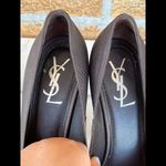 Saint Laurent Brown Ysl Aliama Lizard Embossed Suede Heels Pumps Size 39… Brown Photo 2