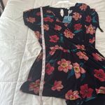 Market & Spruce New Floral Black Romper by  size small Photo 6