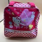 Sanrio A Cool Rare 2009 Hello Kitty Vintage Red Bright Lightweight Tote Handbag Photo 0
