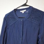 Counterparts Navy Blue Lace Detail Women's‎ Top Photo 3