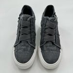 Blowfish Dark Gray Mamba Wedge Slip On Canvas Sneakers Size 7.5 Photo 1