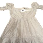 Stylestalker RTR Kelly White & Blue Micro Print Puff Sleeve Mini Dress Sz XS Photo 9