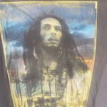 Bob Marley cool tone brown taupe multicolored graphic tee t Photo 2