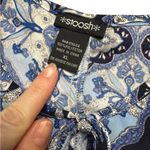 Stoosh  Blue Patterned Women's Top XL Photo 2