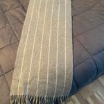 Vintage Cashmere Scarf Gray Photo 2