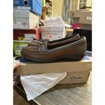 Clark Collection Women's Ashland Bubble Brown Leather Loafers Size 8 Tassels Photo 2