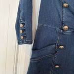 Bebe ‎ Denim Blazer Dress Size 4 Photo 4