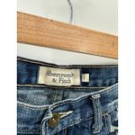 Abercrombie & Fitch Medium Wash Blue 100% Cotton Cuffed Shorts Women's Size 2 Photo 3