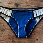Victoria's Secret Victoria’s Secret electric blue crochet S bikini bottoms Photo 0