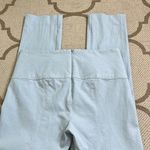 Veronica Beard Scuba Slim-Fit light blue back zip Cropped Pant, size 4, SAMPLE Photo 1