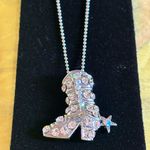 Crystal Cowboy Boot Necklace Photo 1
