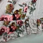 Fig Floral Button Front Dress Beige Women’s Large Ruffle Hem Cottagecore Size undefined Photo 5