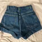 American Apparel Dark Wash Denim Shorts Photo 1