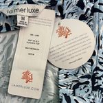 La mer luxe Fonda Stylish Blue, and White long Blouse Blue Size M Photo 14